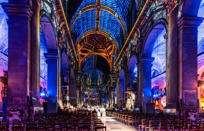 Paris Cœur de Lumières, el mayor espectáculo de luz y sonido en vivo llega a la iglesia de Saint-Sulpice