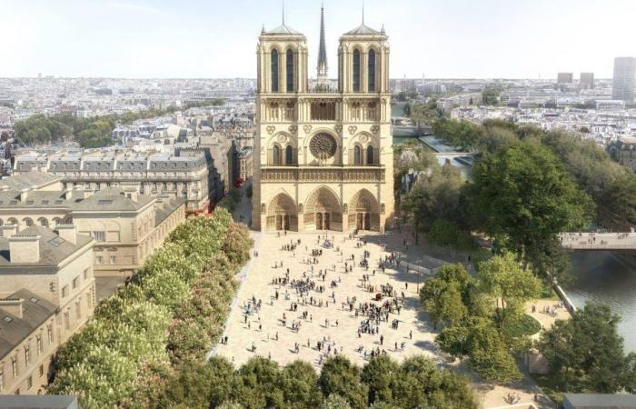 Un proyecto más ecológico alrededor de la catedral, adaptado al calentamiento global.