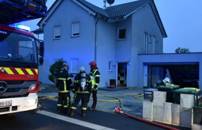 Spicheren. Se produce un incendio en una casa de la rue Henri-Salvador