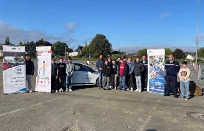 En el norte de Mayenne, los gendarmes sensibilizan desde los 15 años