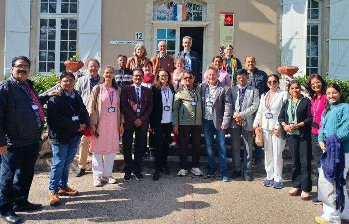 Una delegación universitaria india fue recibida en el Gers en el instituto agrícola de Beaulieu-Lavacant.