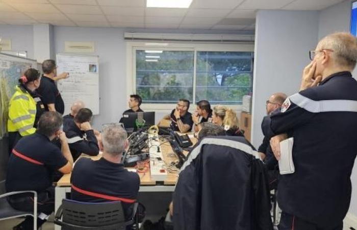 Los bomberos de Gard y Lozère están en alerta por el mal tiempo.