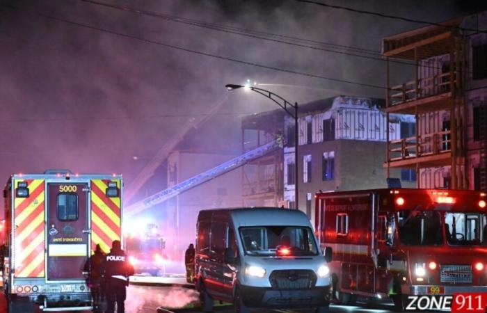 GRAN INCENDIO EN CHARLESBOURG / BEAUPORT