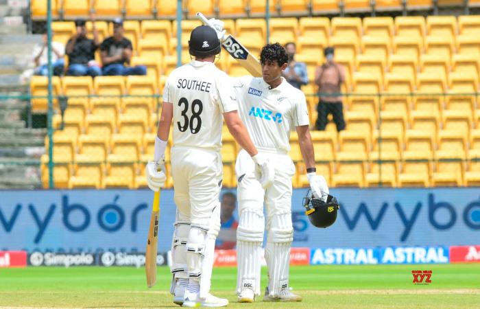 Bengaluru: día 3 del primer partido de prueba de cricket entre India y Nueva Zelanda #Galería