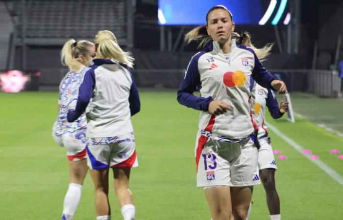 Damaris disputó su partido número 100 con la camiseta del OL