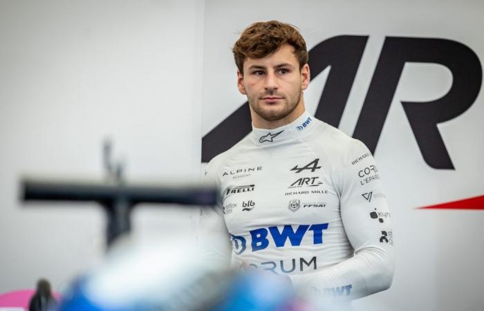 Victor Martins en el test de novatos del WEC con Alpine