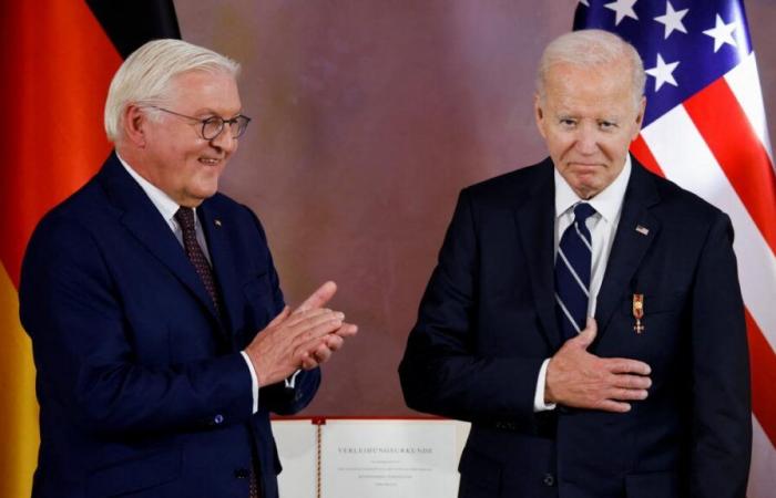 “Debemos mantener nuestro apoyo” a Ucrania, dice Joe Biden en Berlín