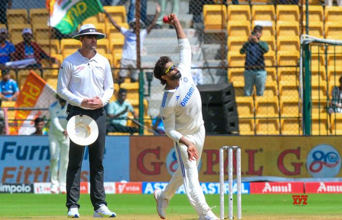 Bengaluru: día 3 del primer partido de prueba de cricket entre India y Nueva Zelanda #Galería