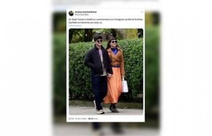 El actor posa con una silueta de cartón de Florence Pugh, ausente en la proyección de “We Live In Time” en Londres.