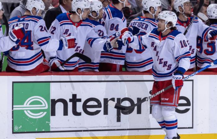 Panarin consigue triplete y asistencia y los Rangers superan a Red Wings