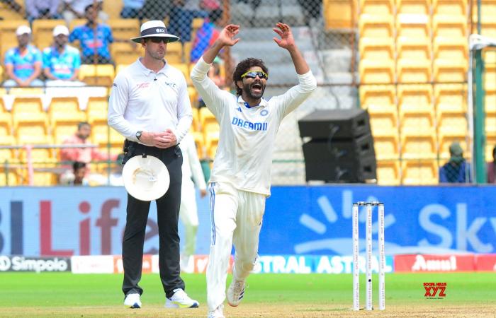 Bengaluru: día 3 del primer partido de prueba de cricket entre India y Nueva Zelanda #Galería