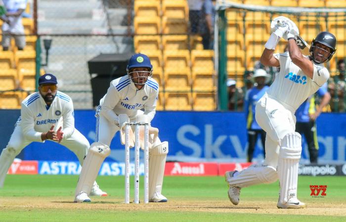 Bengaluru: día 3 del primer partido de prueba de cricket entre India y Nueva Zelanda #Galería