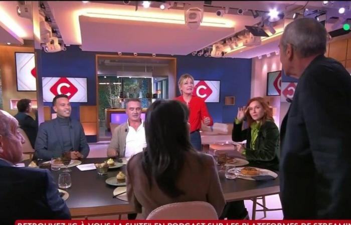 Thierry Ardisson comete un gran error en el rodaje de C à vous, Anne-Elisabeth Lemoine lo reformula (VIDEO)