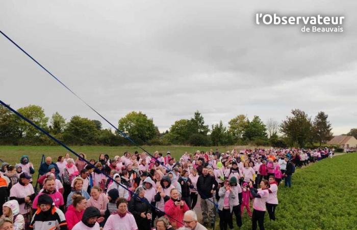 una primera marcha rosa en homenaje a Annie Huger el domingo en Mont-Saint-Adrien