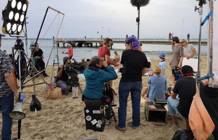 Rodaje en Arcachon de una adaptación televisiva de un libro de Virginie Grimaldi