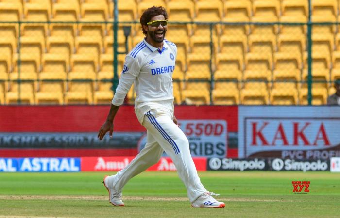 Bengaluru: día 3 del primer partido de prueba de cricket entre India y Nueva Zelanda #Galería