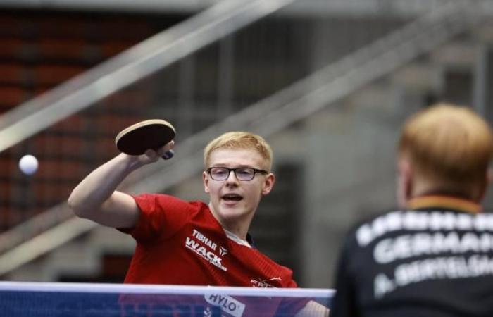 Félix Lebrun derribado en cuartos de final del Campeonato de Europa de tenis de mesa