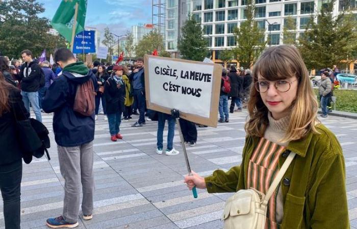 En París, una manifestación contra la violencia sexual.