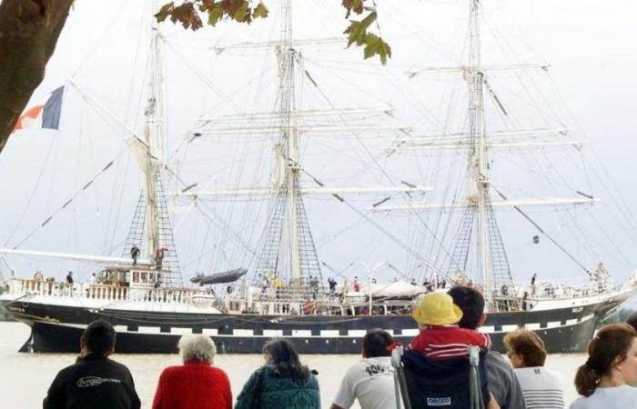 El día que el “Belem” casi se hunde en el puerto de Bourg-sur-Gironde