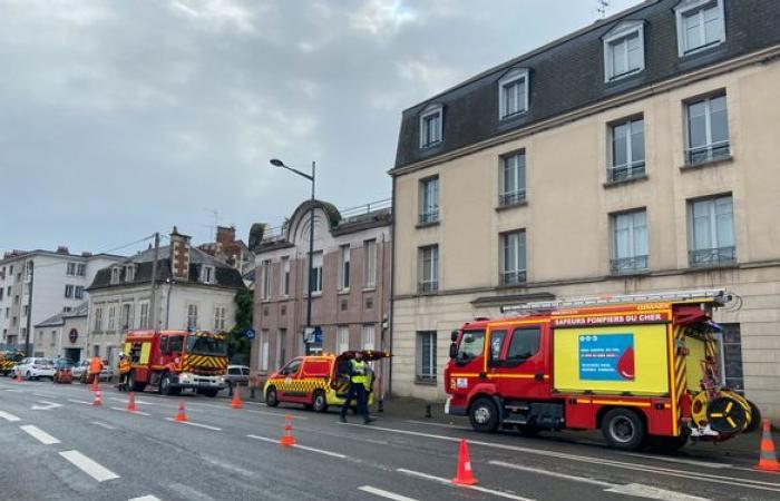 Residentes evacuados tras una fuga de gas, rue de la Poissonnerie en Bourges