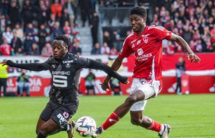 Antes de la reanudación del C1, el Brest frustrado por el Rennes al final del partido (1-1)