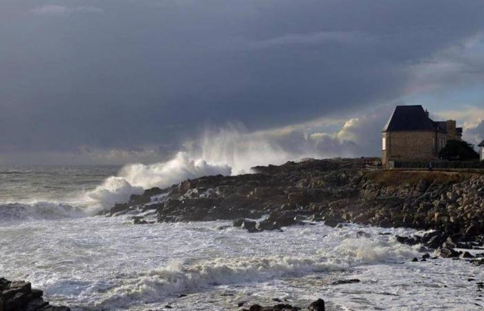 La costa del Loira Atlántico puesta en alerta amarilla