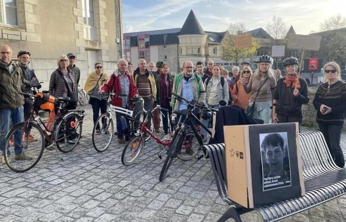 Ciclista asesinado en París: con emoción rinden homenaje a Paul Varry en Côtes-d’Armor