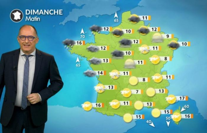 Clima domingo 20 de octubre: clima primaveral en ¾ del país, excepto en el noroeste