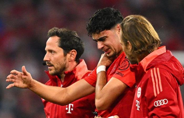 Clavícula rota para Aleksandar Pavlović: el FC Bayern, aliviado, paga cara una importante victoria