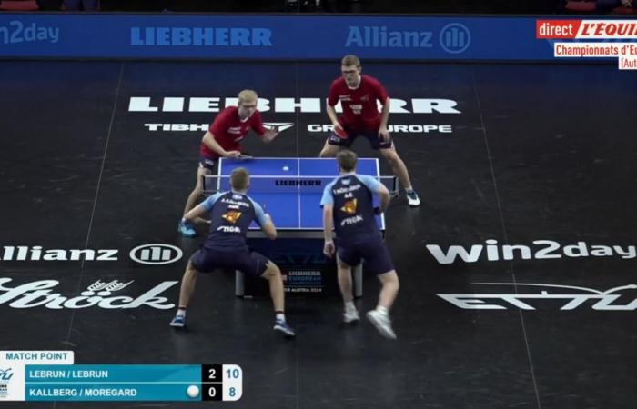 Félix y Alexis Lebrun campeones de Europa de tenis de mesa, dos meses después de sus medallas olímpicas