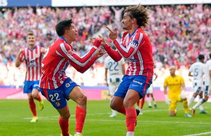 Griezmann sigue decisivo con el Atlético de Madrid, Lenglet teme una grave lesión de rodilla