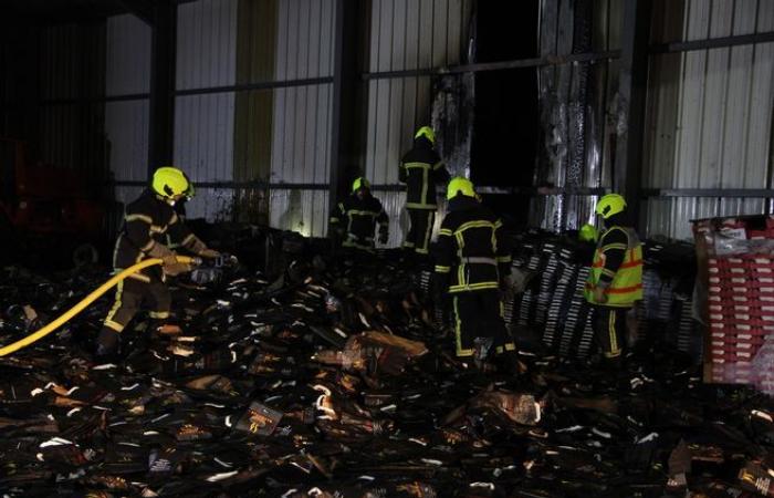 Se produce un incendio en un almacén abandonado en Langeac