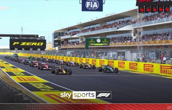 Sprint del GP de Estados Unidos: Max Verstappen pone fin a la sequía de victorias mientras su rival por el título Lando Norris queda tercero después del drama tardío | Noticias F1