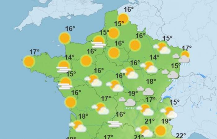 Tiempo templado, antes del frescor y la lluvia: el tiempo de la semana en Francia