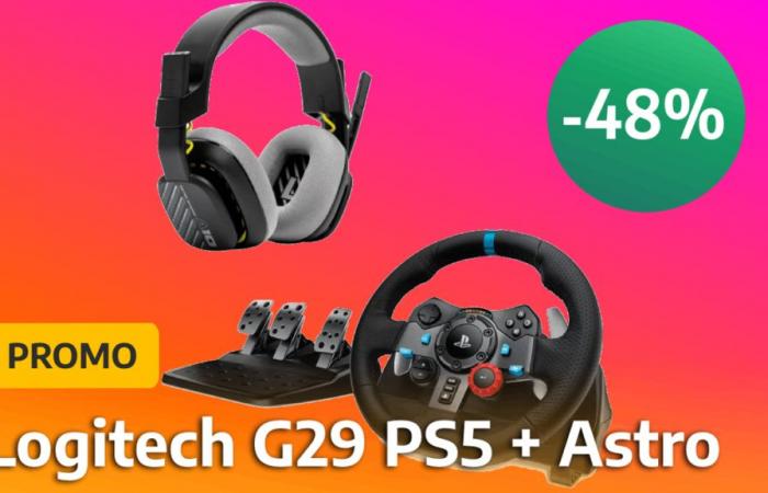 Logitech G29: ¡el volante de carreras perfecto para PC y PS5 está a la venta con auriculares para juegos!