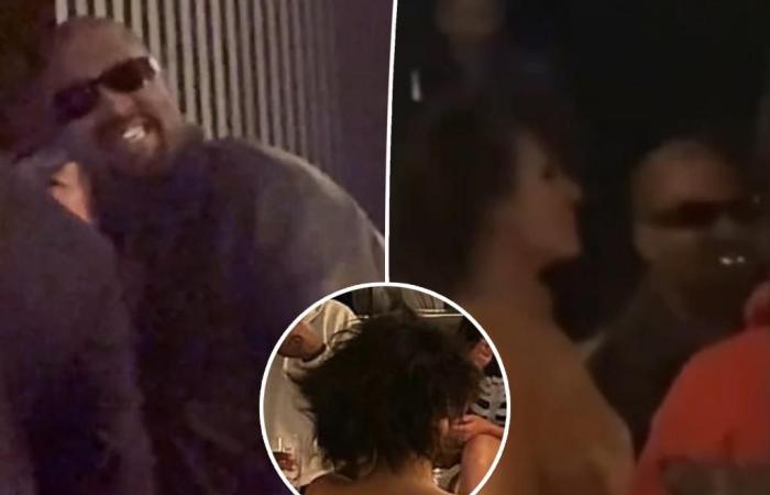 Bianca Censori luce el cabello revuelto mientras sale con Kanye West en Tokio