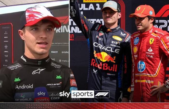 Sprint del GP de Estados Unidos: Max Verstappen pone fin a la sequía de victorias mientras su rival por el título Lando Norris queda tercero después del drama tardío | Noticias F1