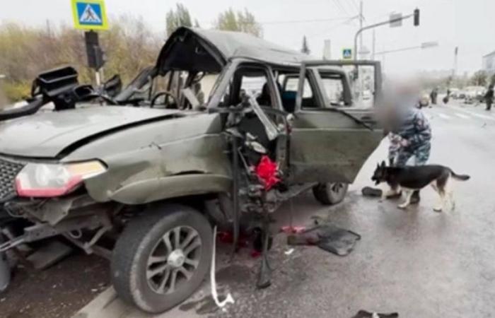 Guerra en Ucrania: “Involucrado en crímenes de guerra”, un soldado ruso muerto en la explosión de su coche en el centro de Luhansk