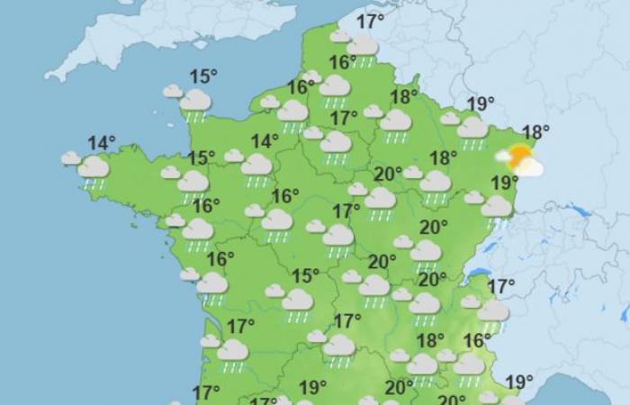 Tiempo templado, antes del frescor y la lluvia: el tiempo de la semana en Francia