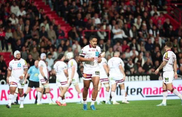 Yoram Moefana expulsado durante La Rochelle-UBB por una entrada peligrosa a Jonathan Danty