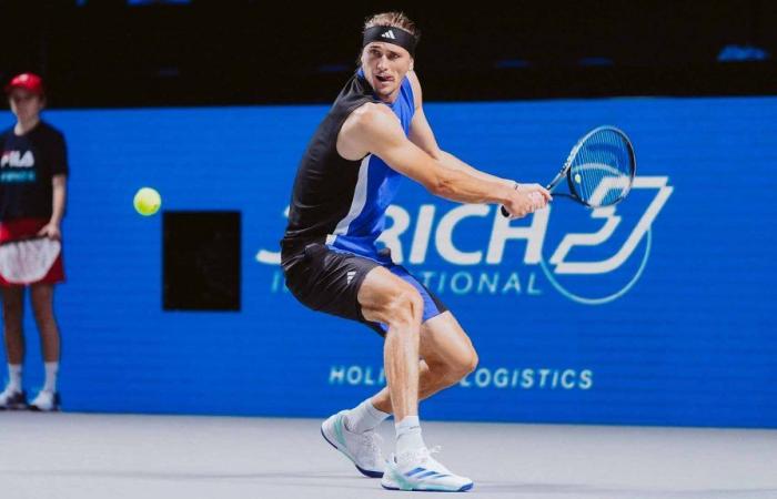 Alexander Zverev corre hacia la R2 en Viena | Gira ATP