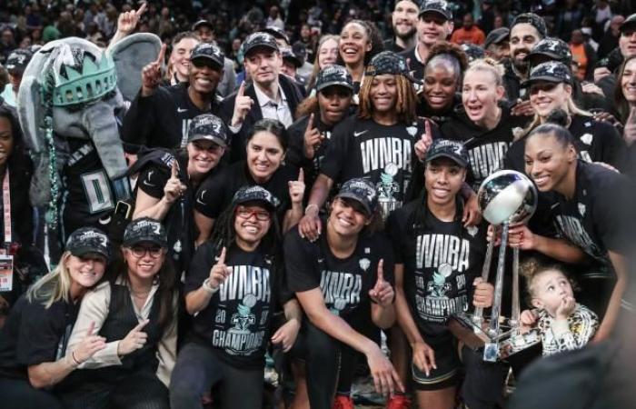 Primer título de la WNBA para las New York Liberty, ganadoras del quinto partido de la final contra las Minnesota Lynx