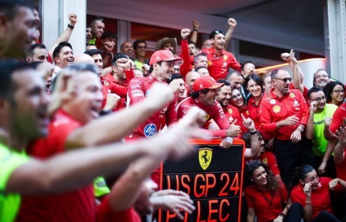 F1 – Tras su victoria en Austin, Leclerc apunta al “objetivo optimista” del título de Constructores