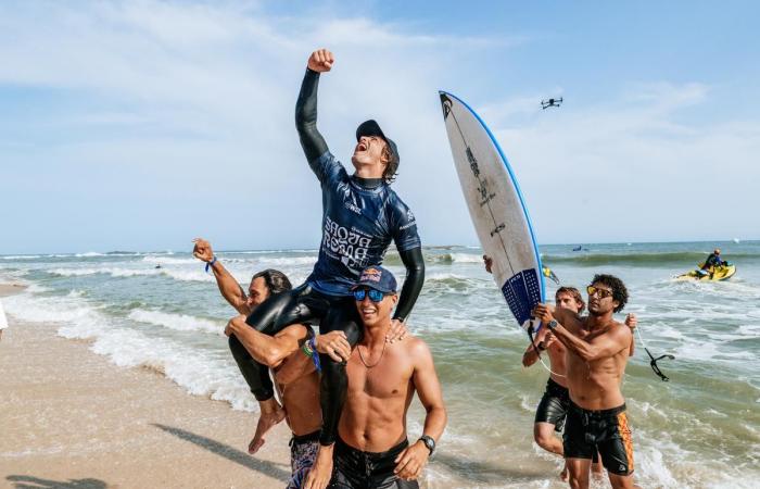 “Hola Marco, es el mejor día de tu vida”, cuenta Marco Mignot el día que se convirtió en surfista de CT