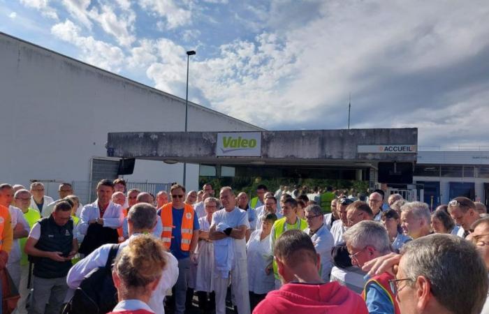 A falta de anuncio sobre un posible comprador, los empleados de Valeo en La Suze-sur-Sarthe están en huelga indefinida