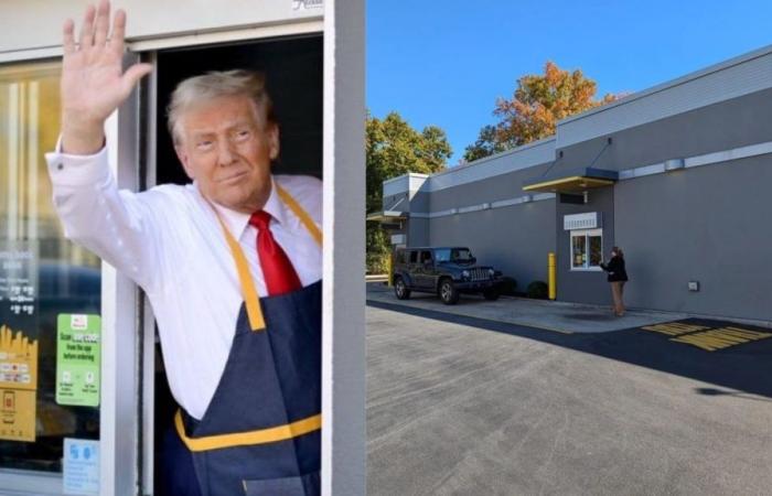 El trabajo diario de Donald Trump en McDonald’s fue “montado”, los Redditors “exponen” la sesión fotográfica