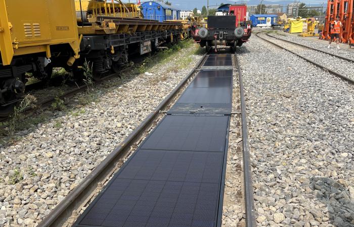 El proyecto ferroviario solar suizo vuelve a funcionar