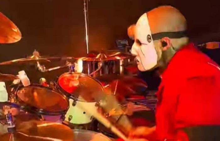 Eloy Casagrande actúa por primera vez con Slipknot en Brasil