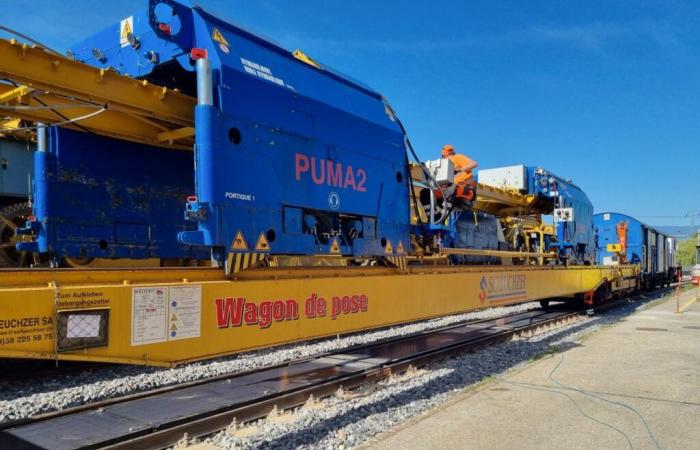 El proyecto ferroviario solar suizo vuelve a funcionar