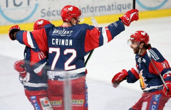 Copa de Francia de hockey sobre hielo: los Brûleurs de Loups clasificados, sin hazaña para los Ours de Villard